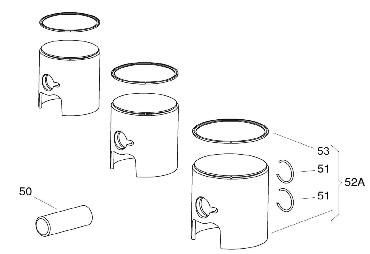 KA100 Piston Assembly