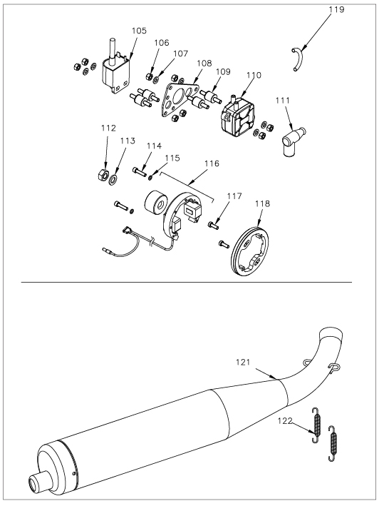 ROK Mini Ignition | Exhaust | Fuel Pump