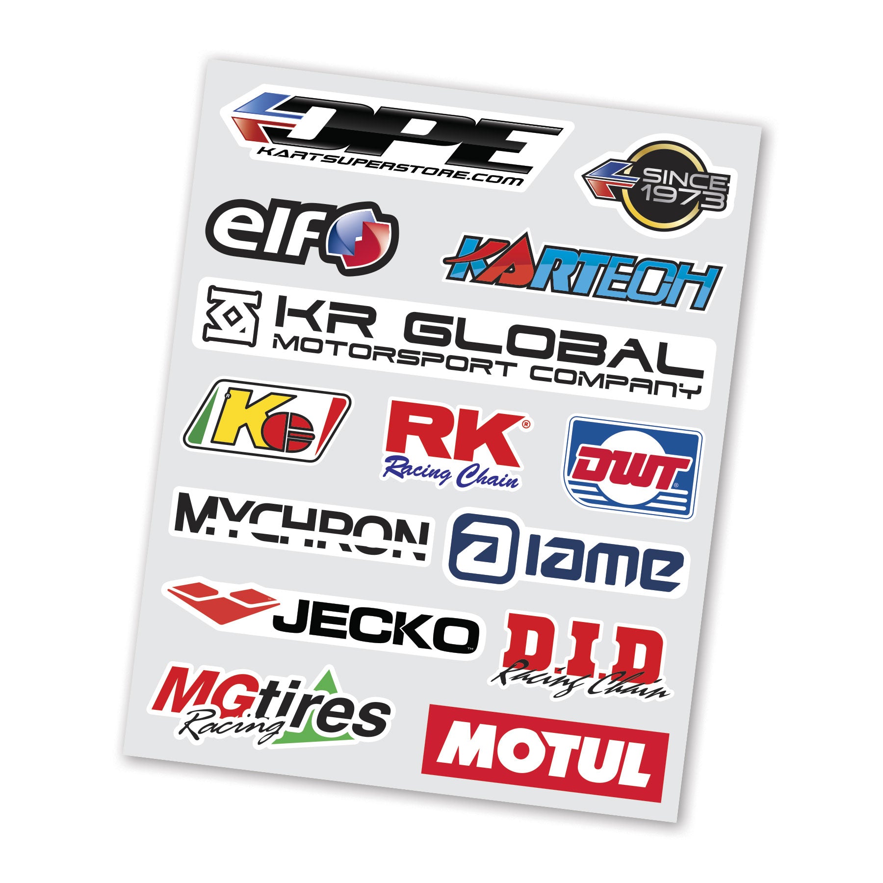 DPE Sticker Sheet Product Brands