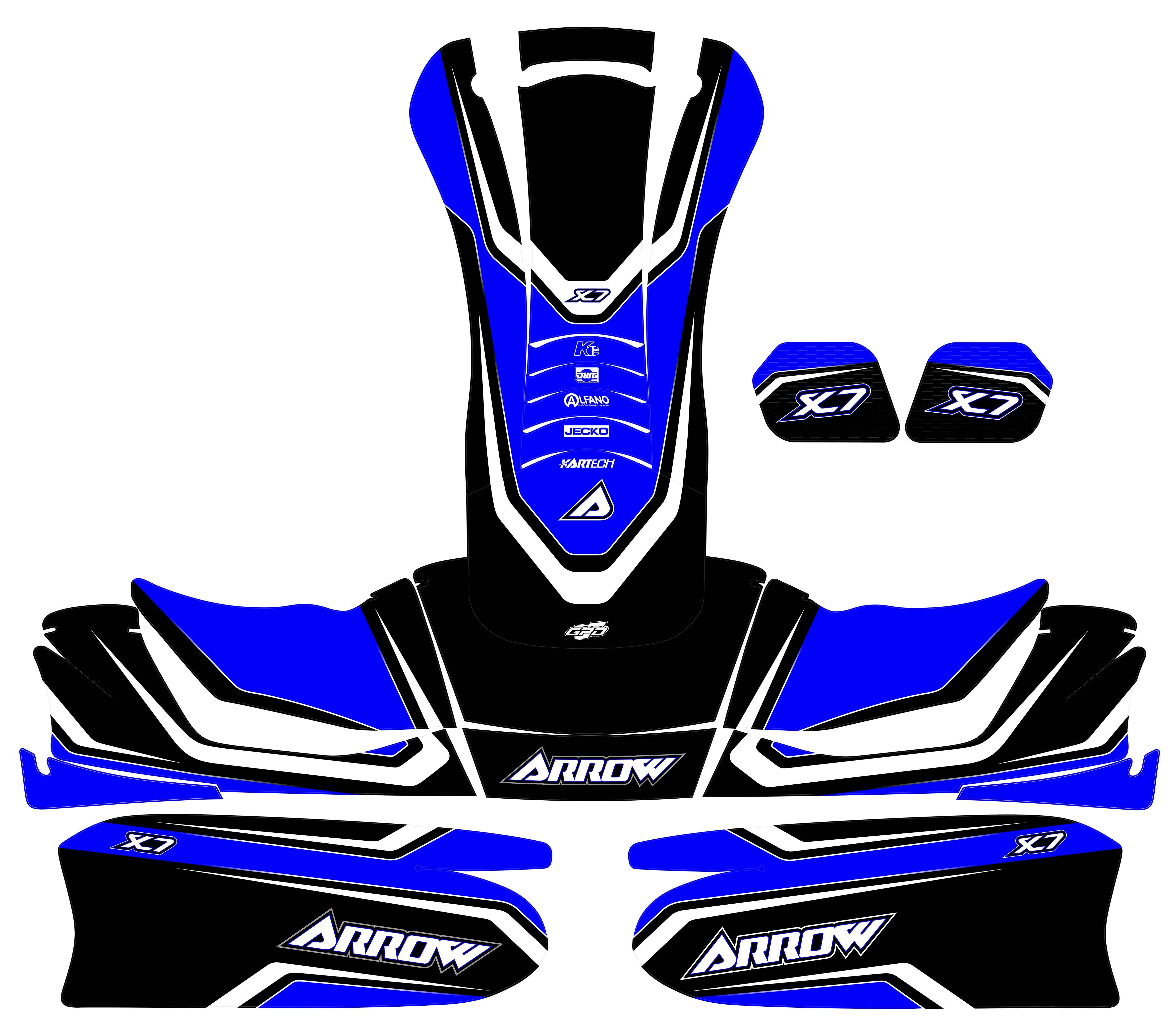 Arrow Sticker Kit X7