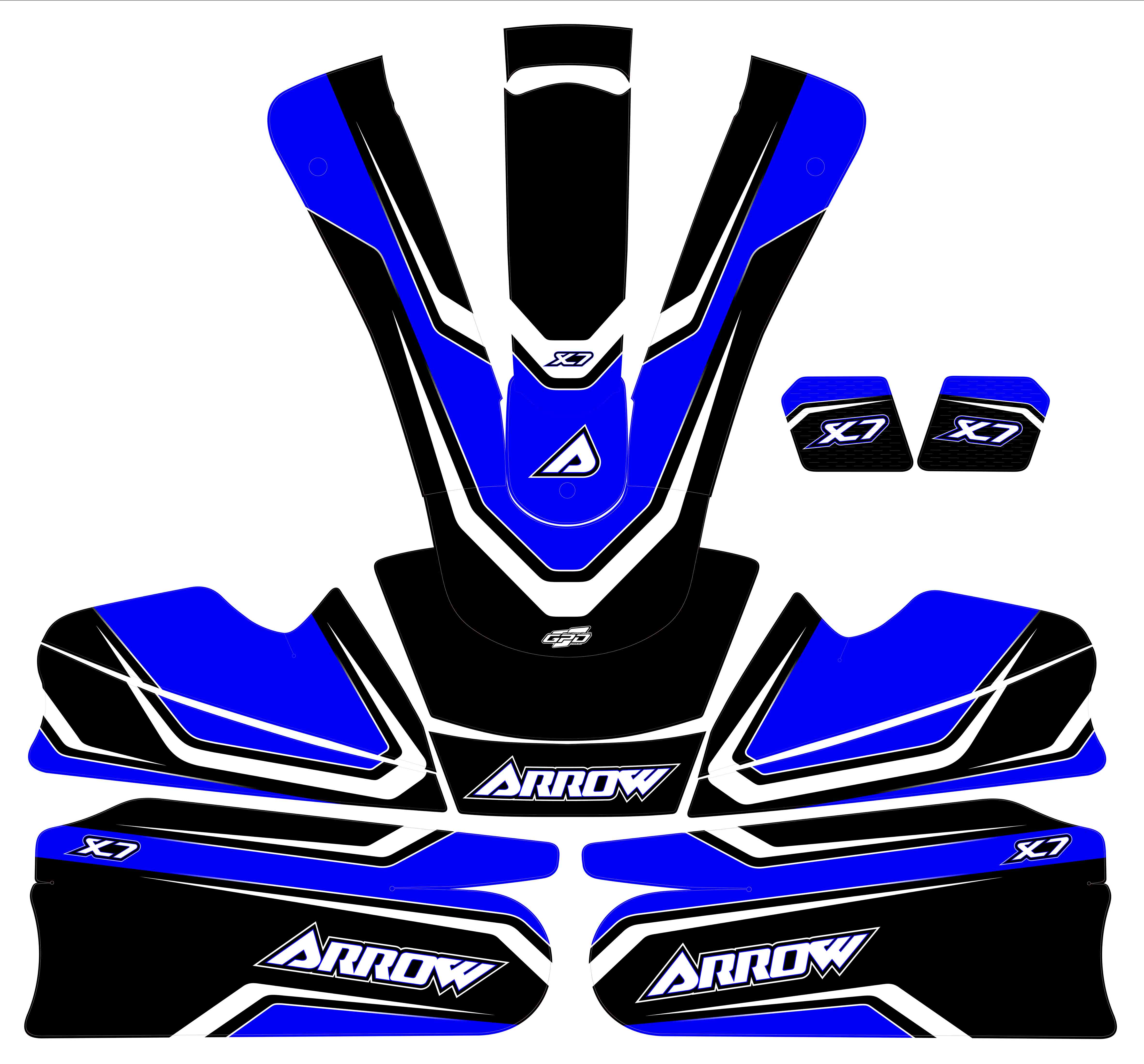 Arrow Sticker Kit X7