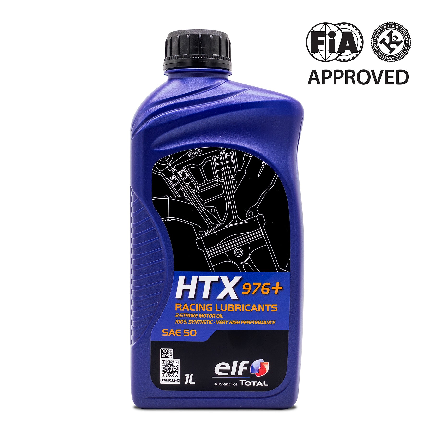 ELF HTX976 Racing Kart Engine Oil. 2-stroke motor oil for go karts