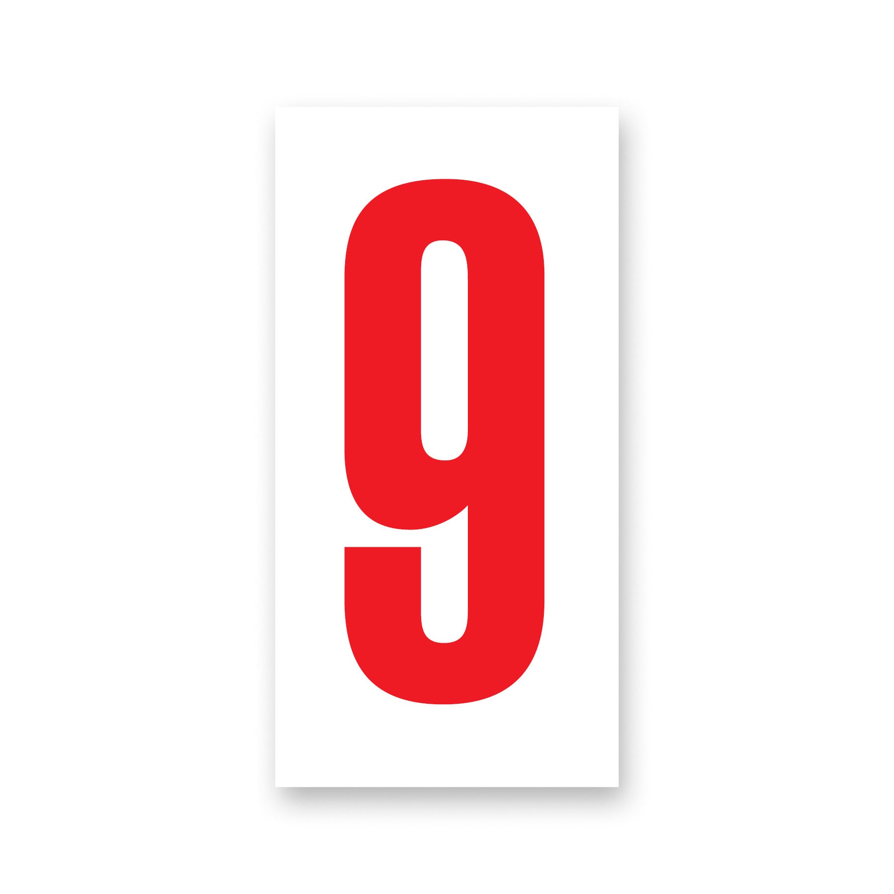 Kartech Number Nassa White|Red