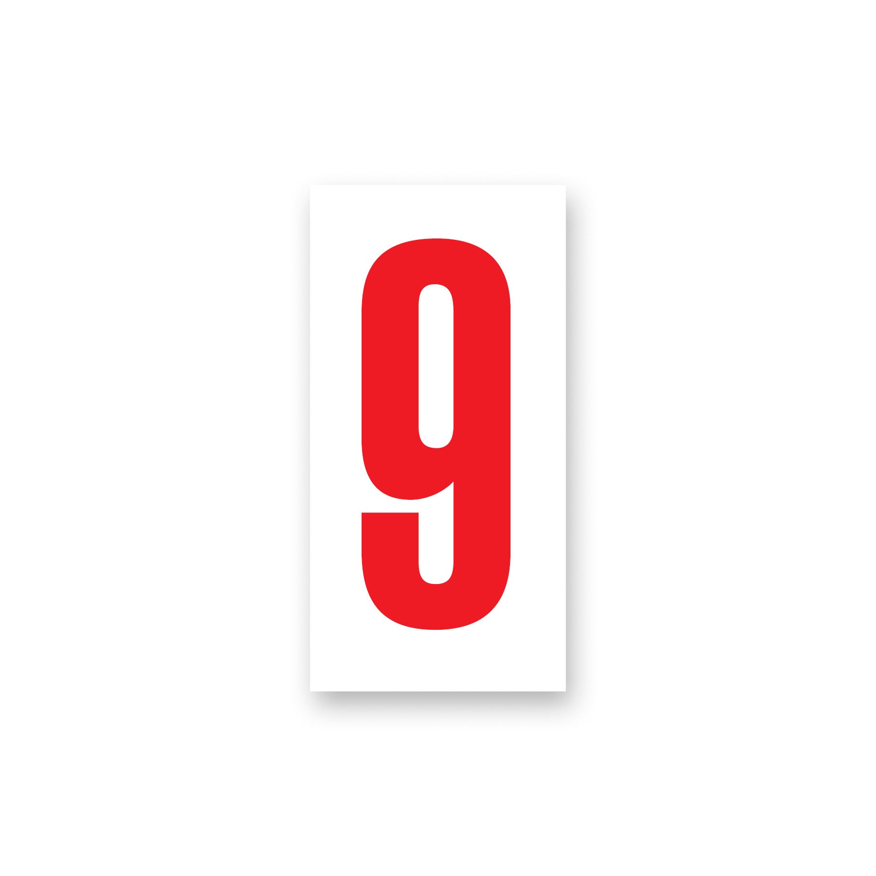 Kartech Number Side Pod White|Red