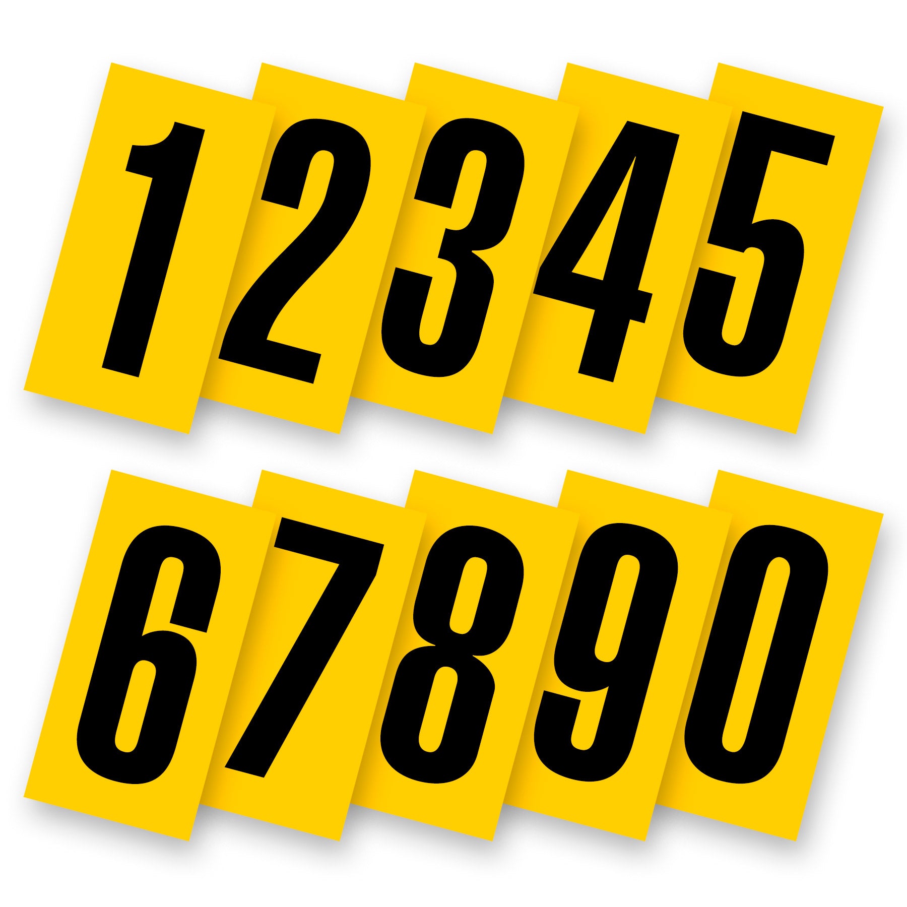 Kartech Number Nassa Yellow | Black