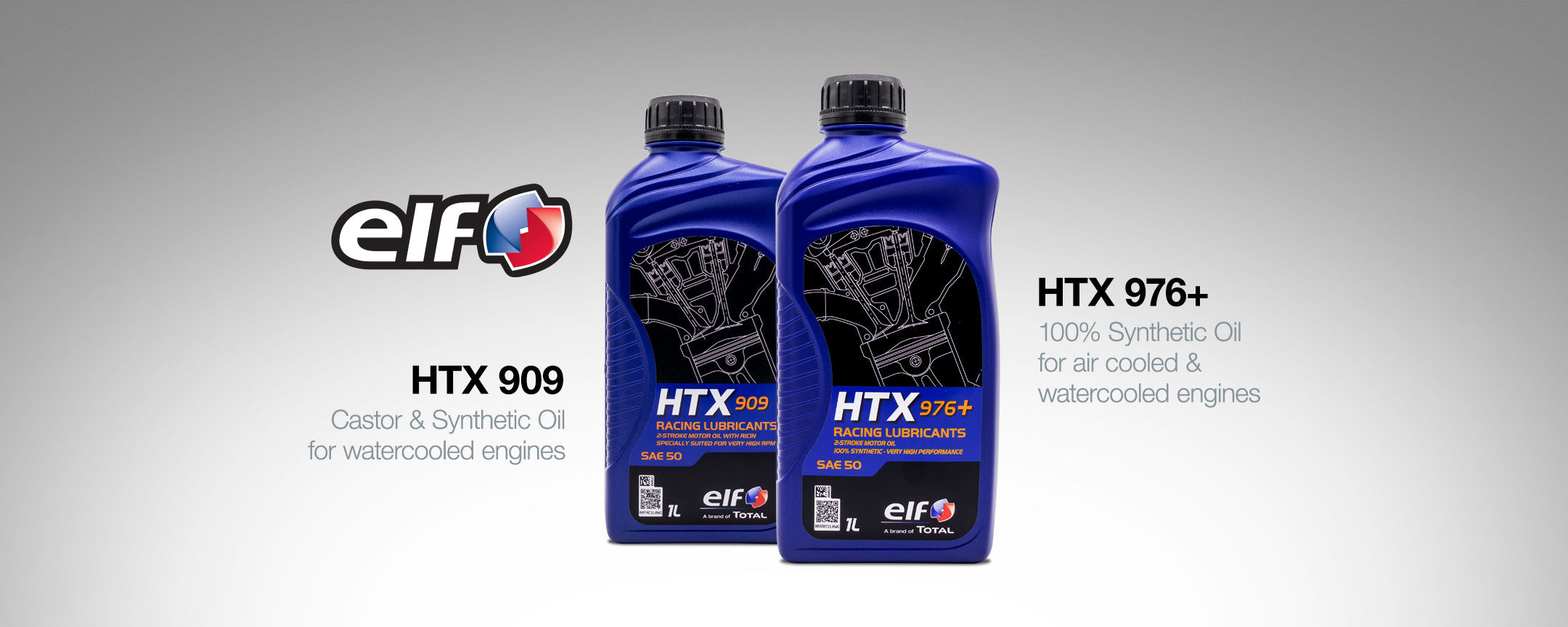 ELF HTX 909 HTX 976+ 2-stroke kart engine oil