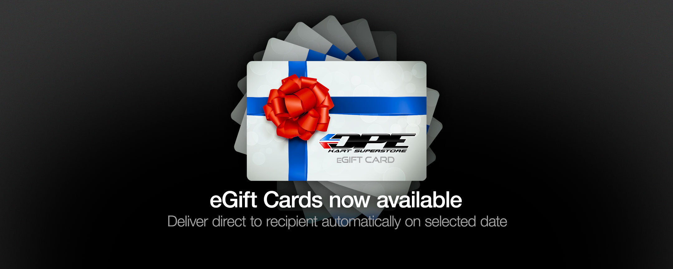 DPE Kart Superstore Gift Card. Go Kart gift card