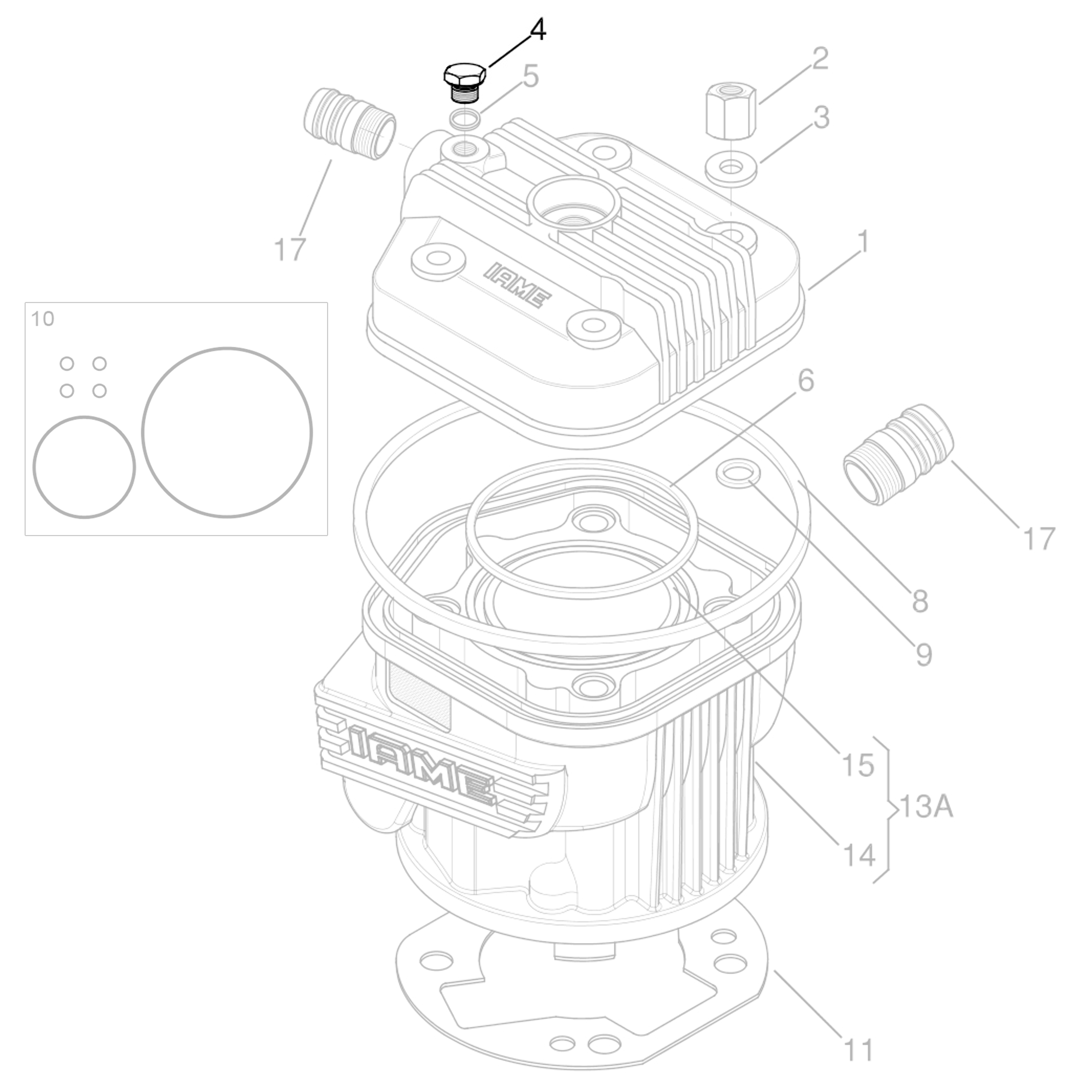 (4 | 67) IAME Brass Plug