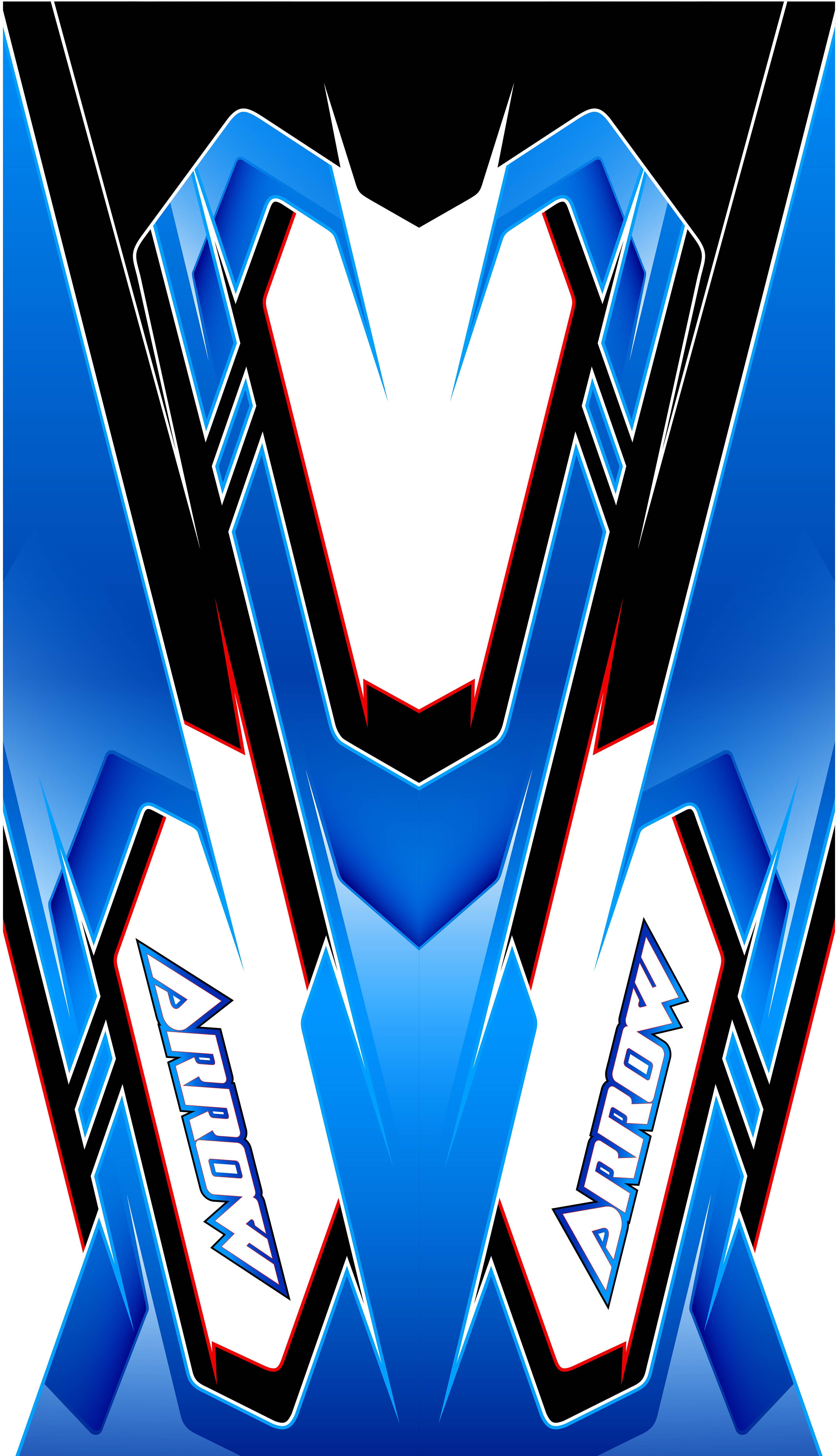 Arrow X5 Senior Go Kart Floortray Sticker