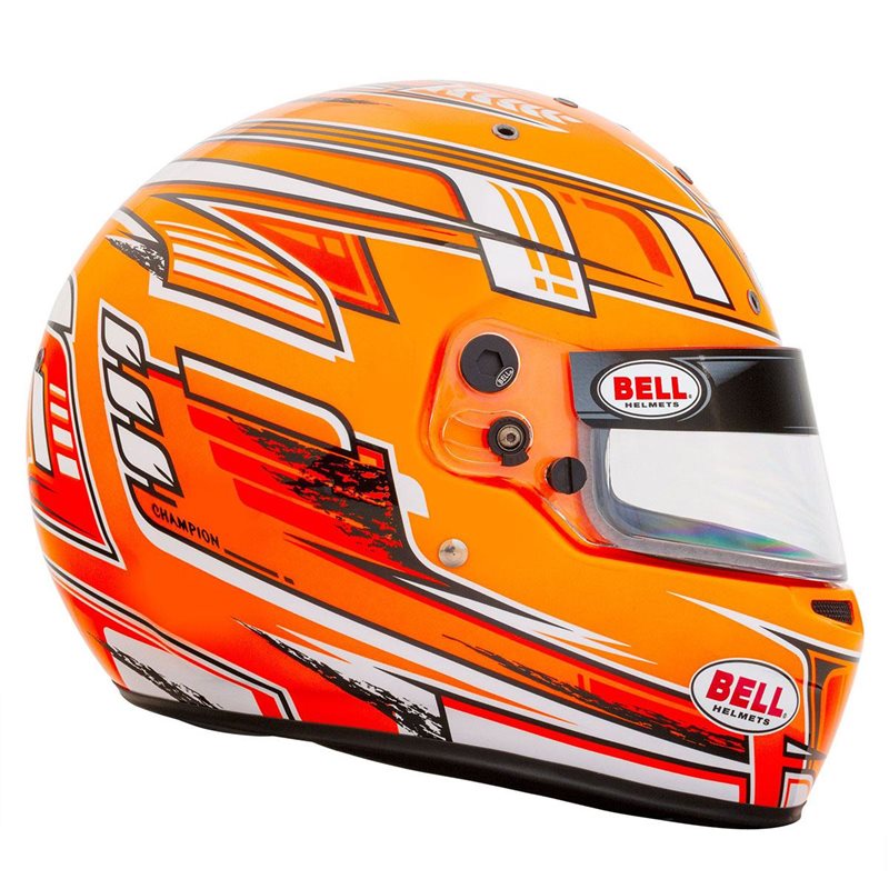 Bell KC7 helmet in Champion Orange | Bell karting helmet