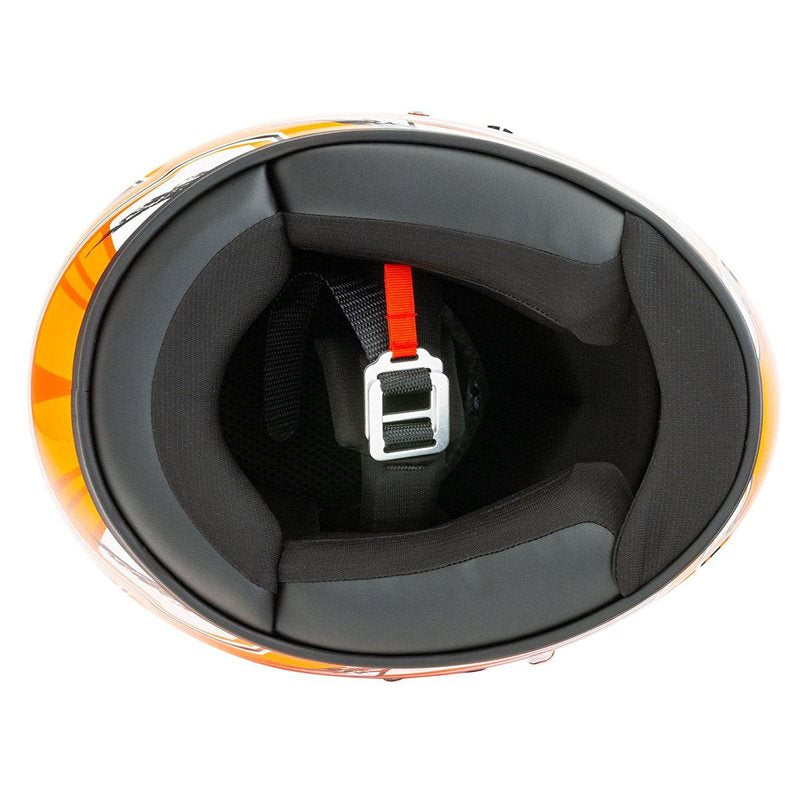 Bell kids helmet for go kart racing | KC7-CMR orange helmet