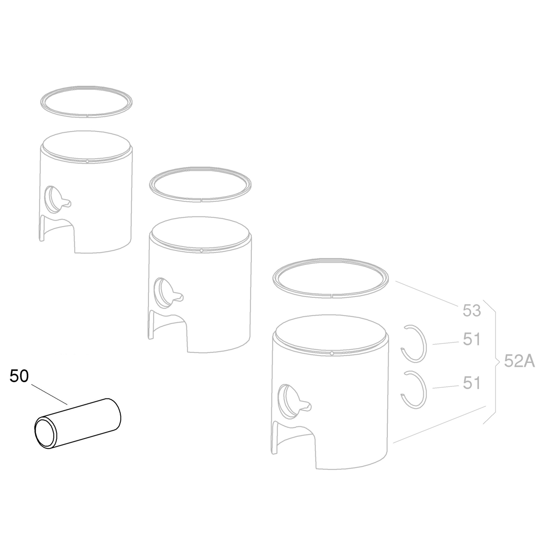 IAME KA100 Piston Pin