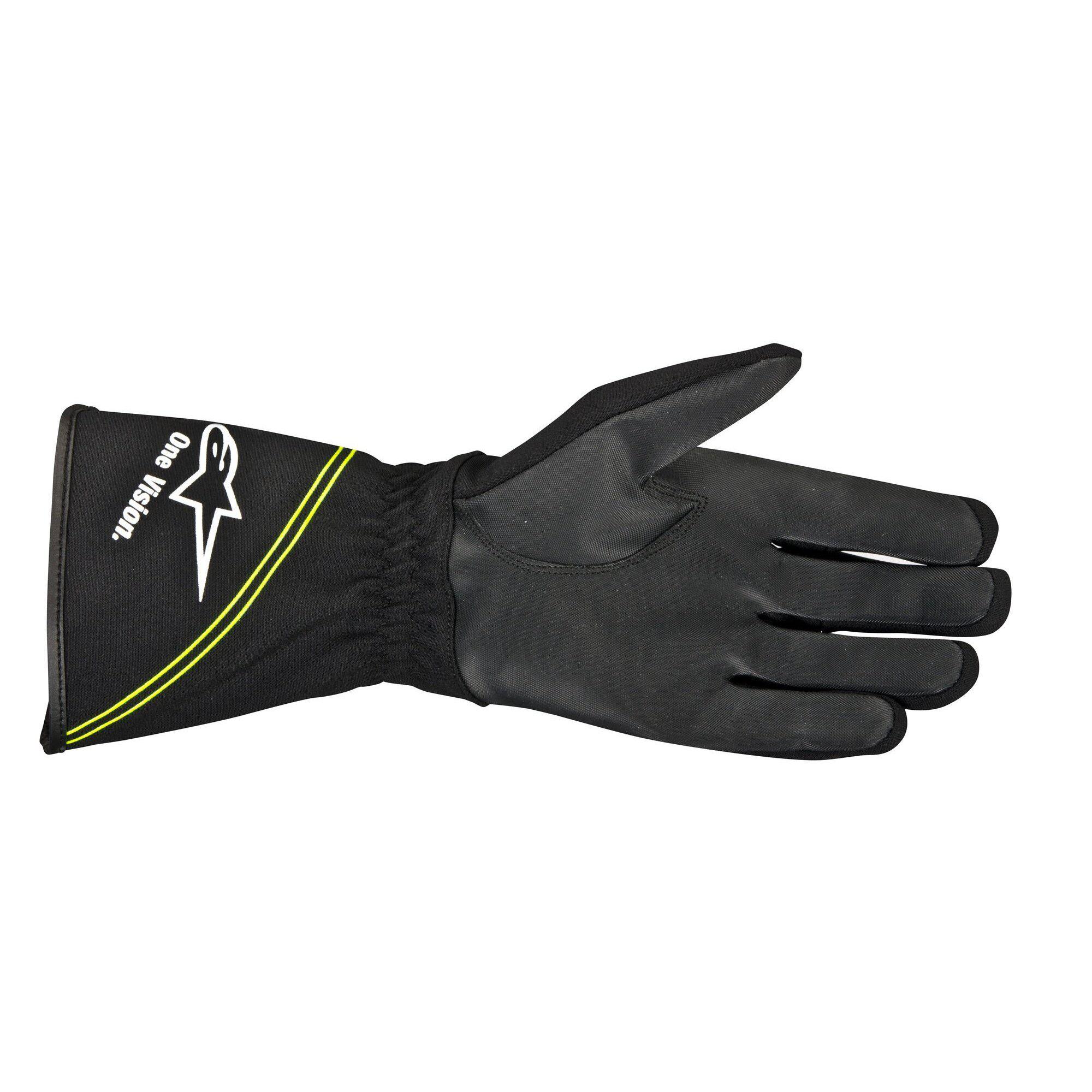 Alpinestars Gloves Tempest Waterproof Black | Green Fluro