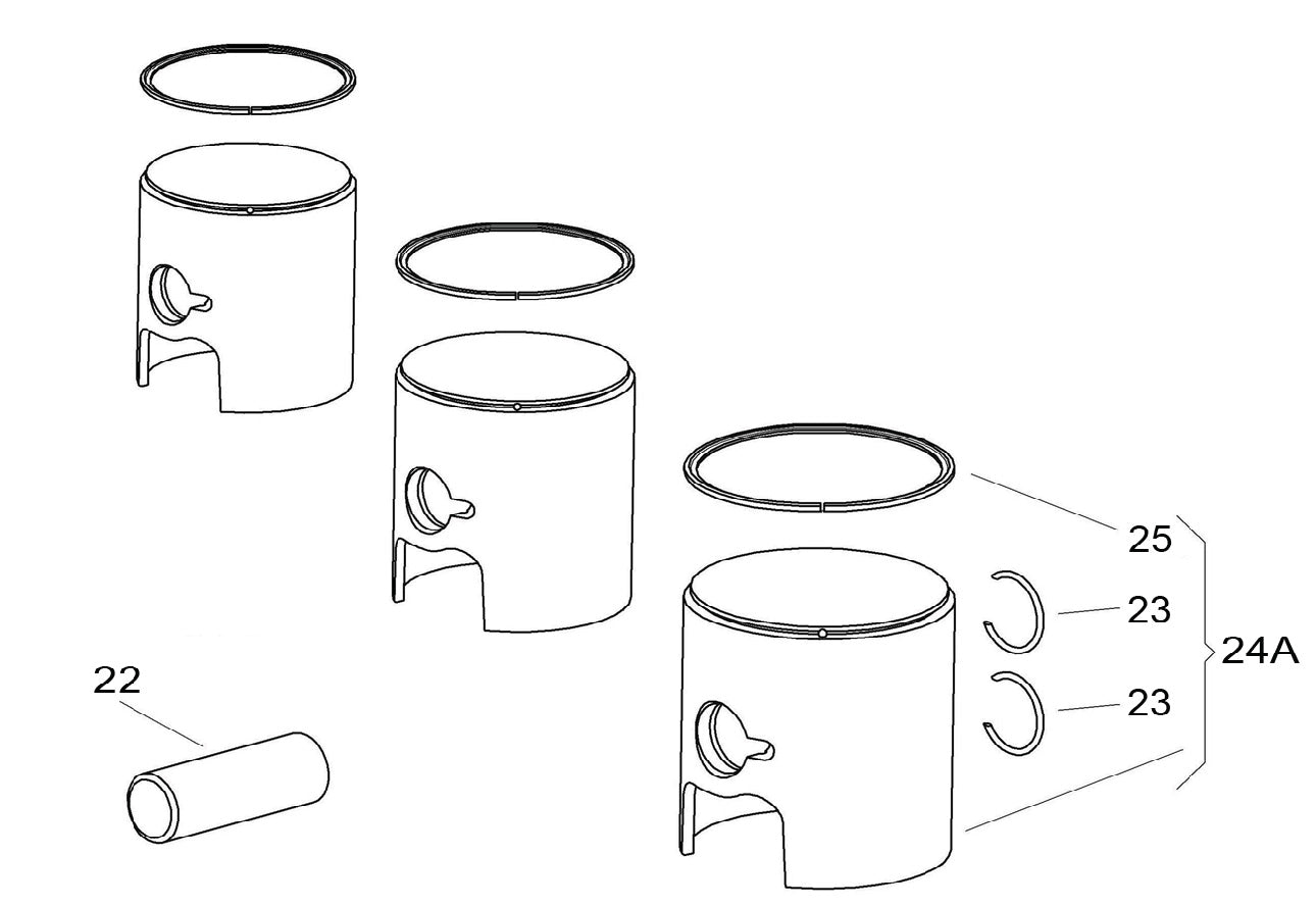 X30 Piston Assembly