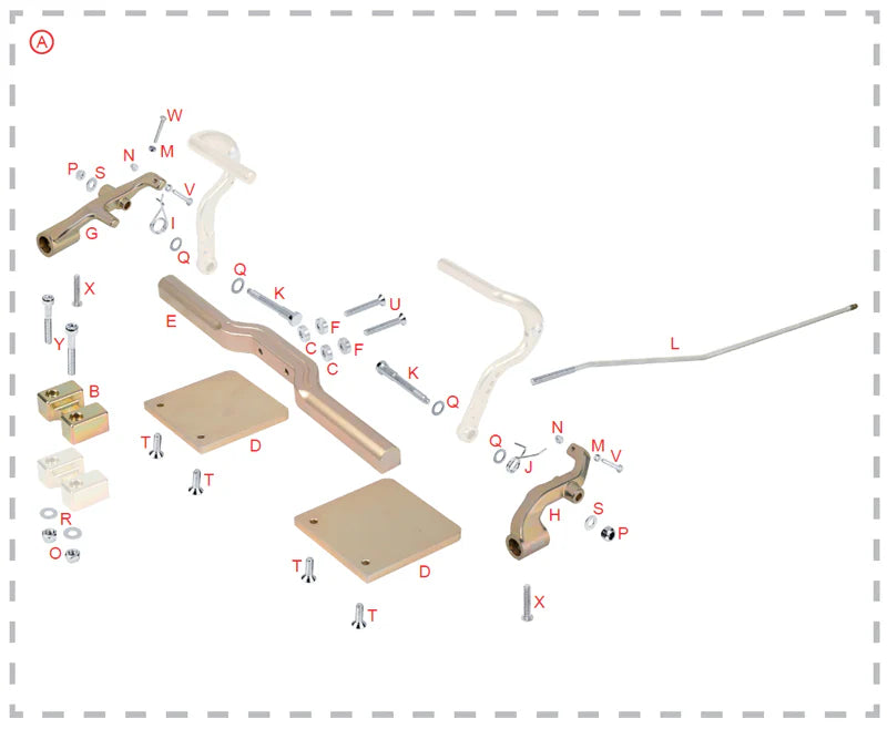 OTK Rudder Pedal Kit OK-KZ