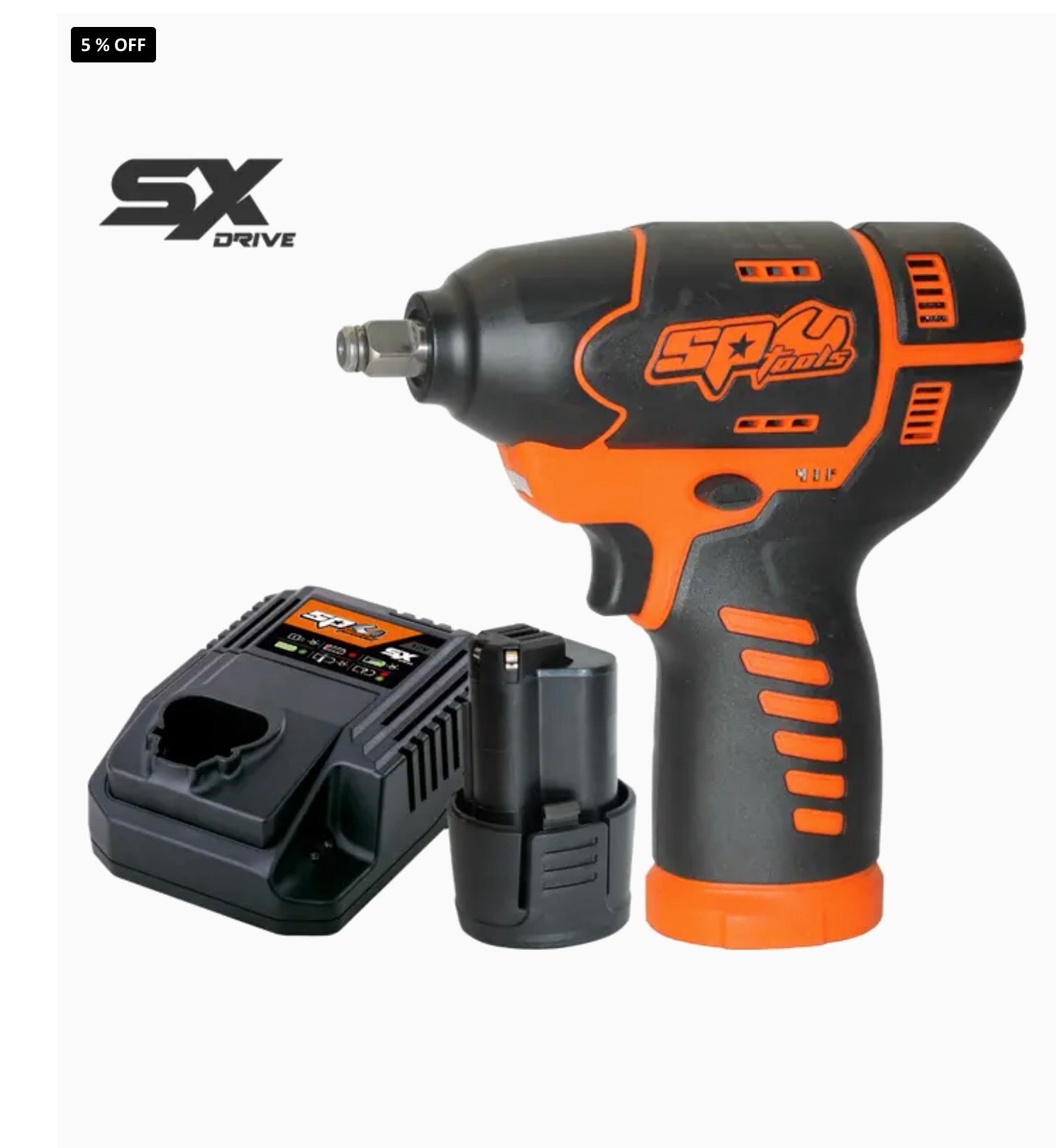 SP Tools 12V 3/8in Cordless Mini Impact Wrench