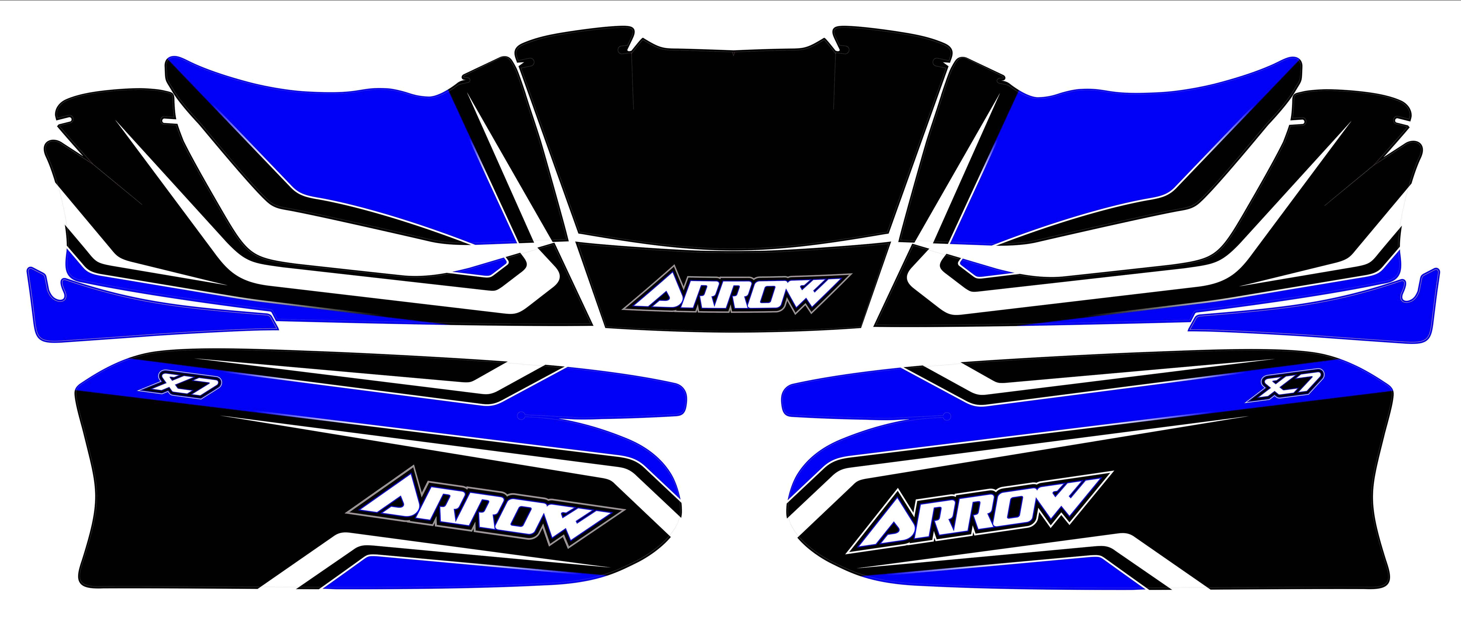 Arrow Sticker Kit X7