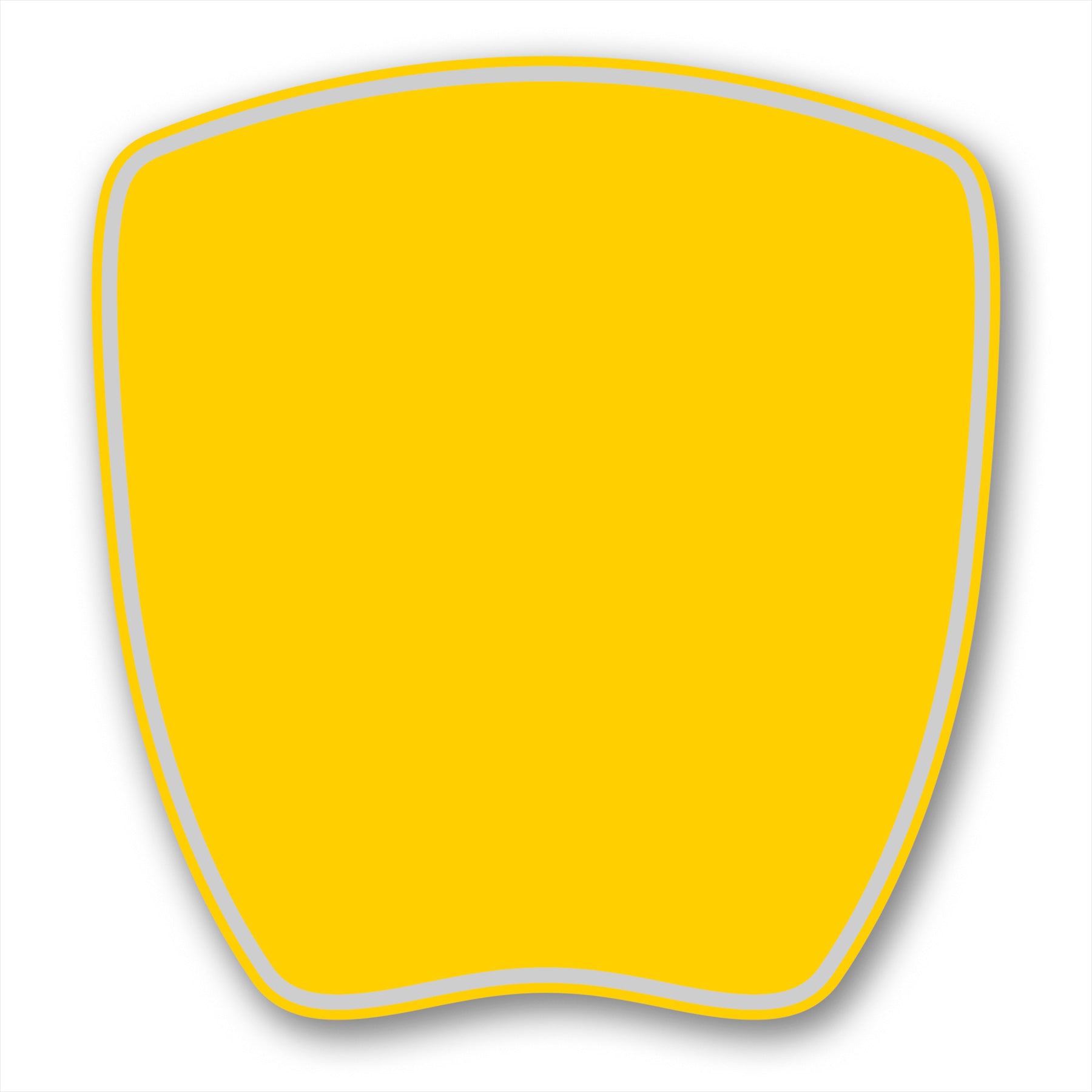 Kartech Number Plate Nassau Full Gloss Sticker 205 x 200mm