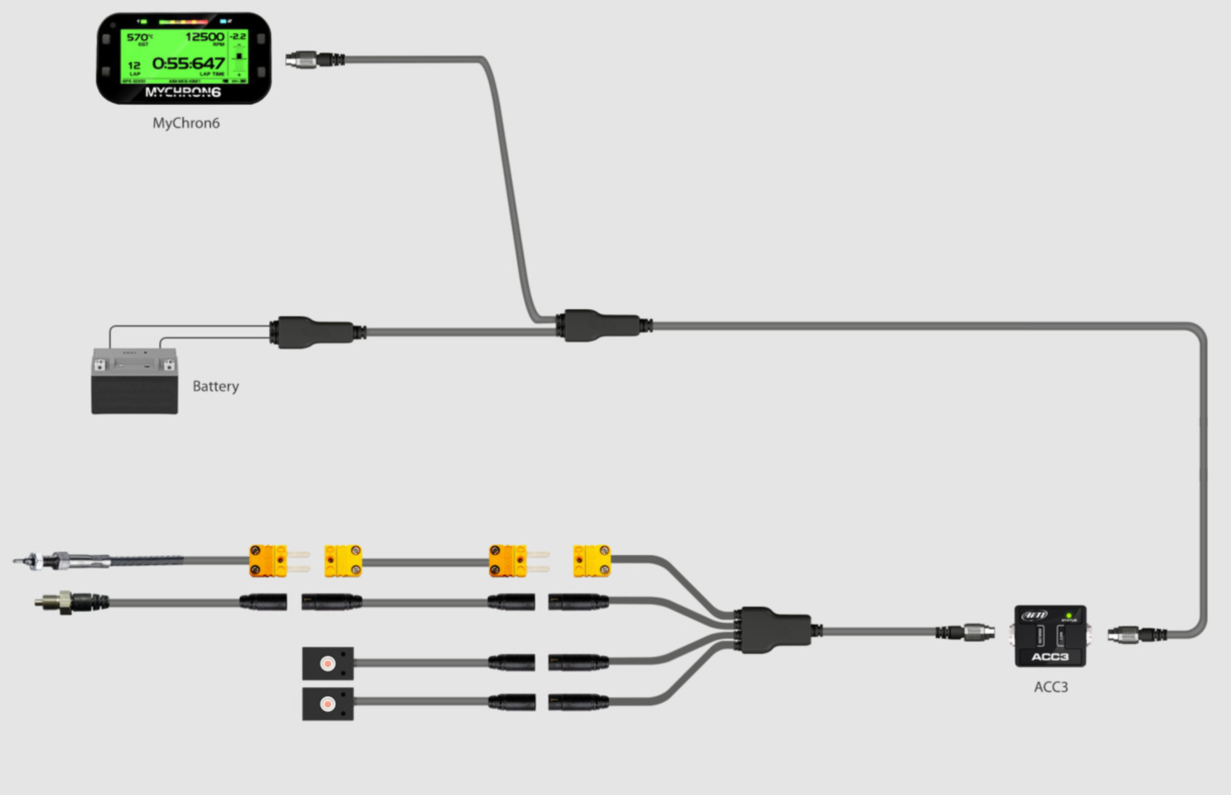 MyChron ACC3 Analogue CAN Converter 1m Cable