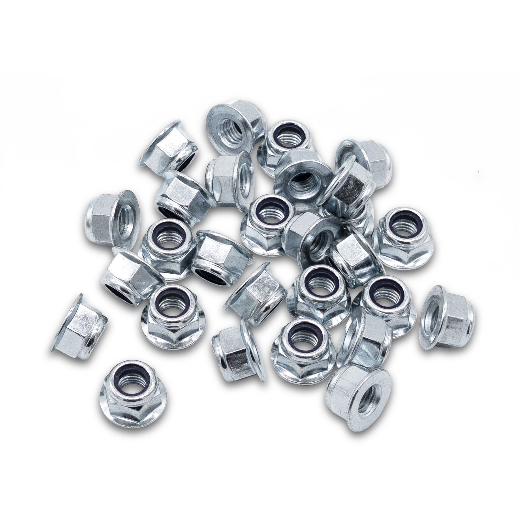 Nut Nyloc Flanged 6mm Pack Of 50