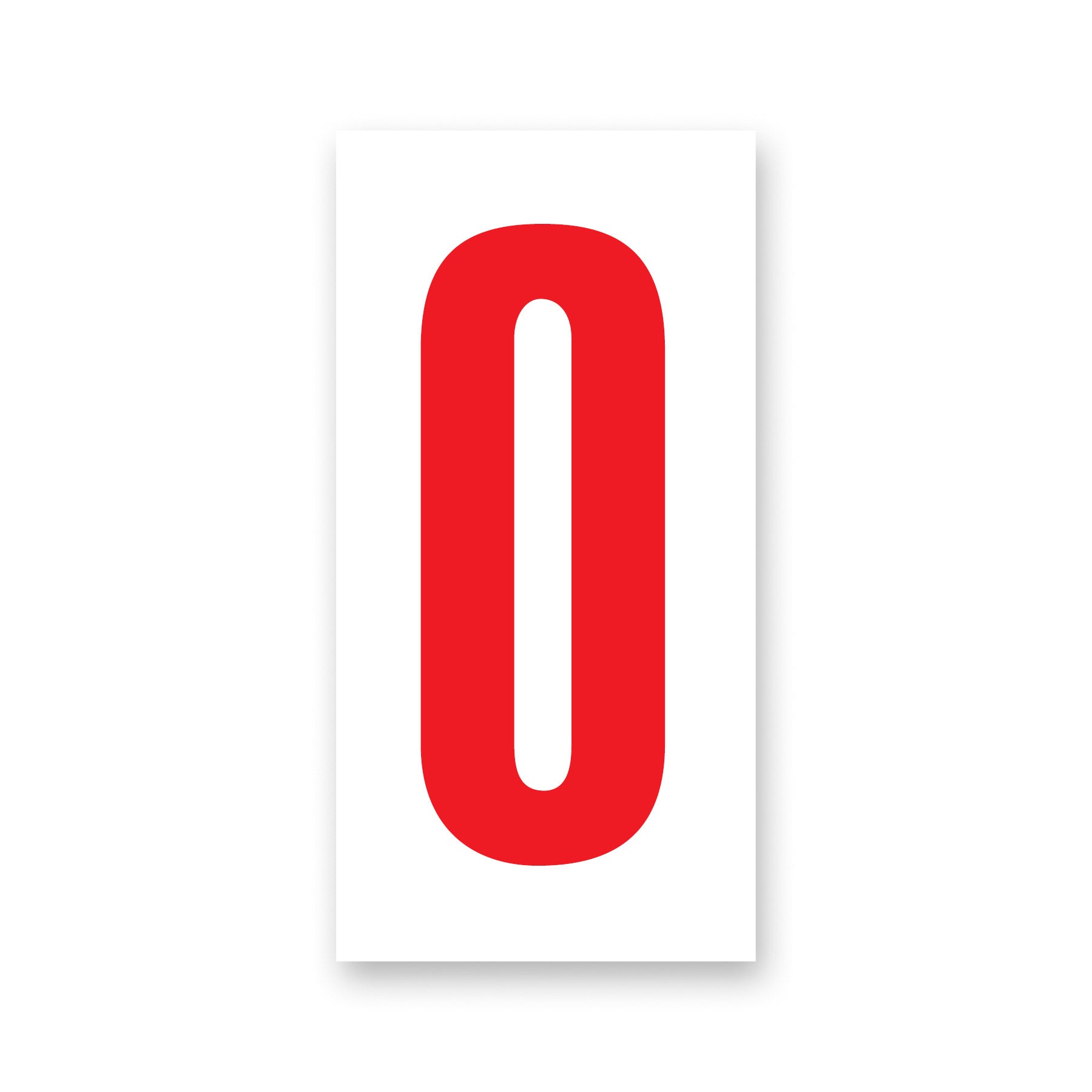 Kartech Number Nassa White|Red