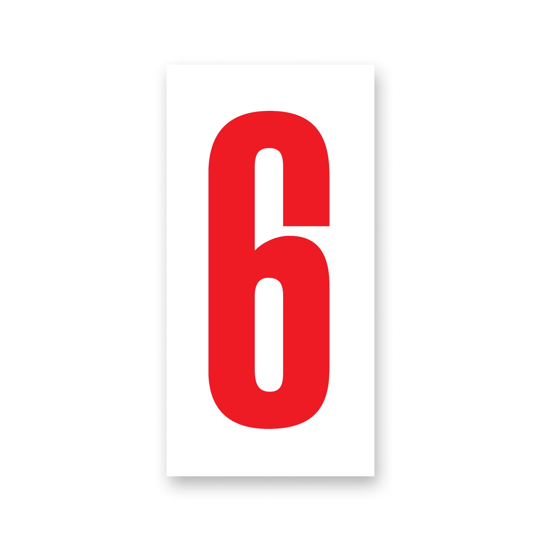 Kartech Number Nassa White|Red