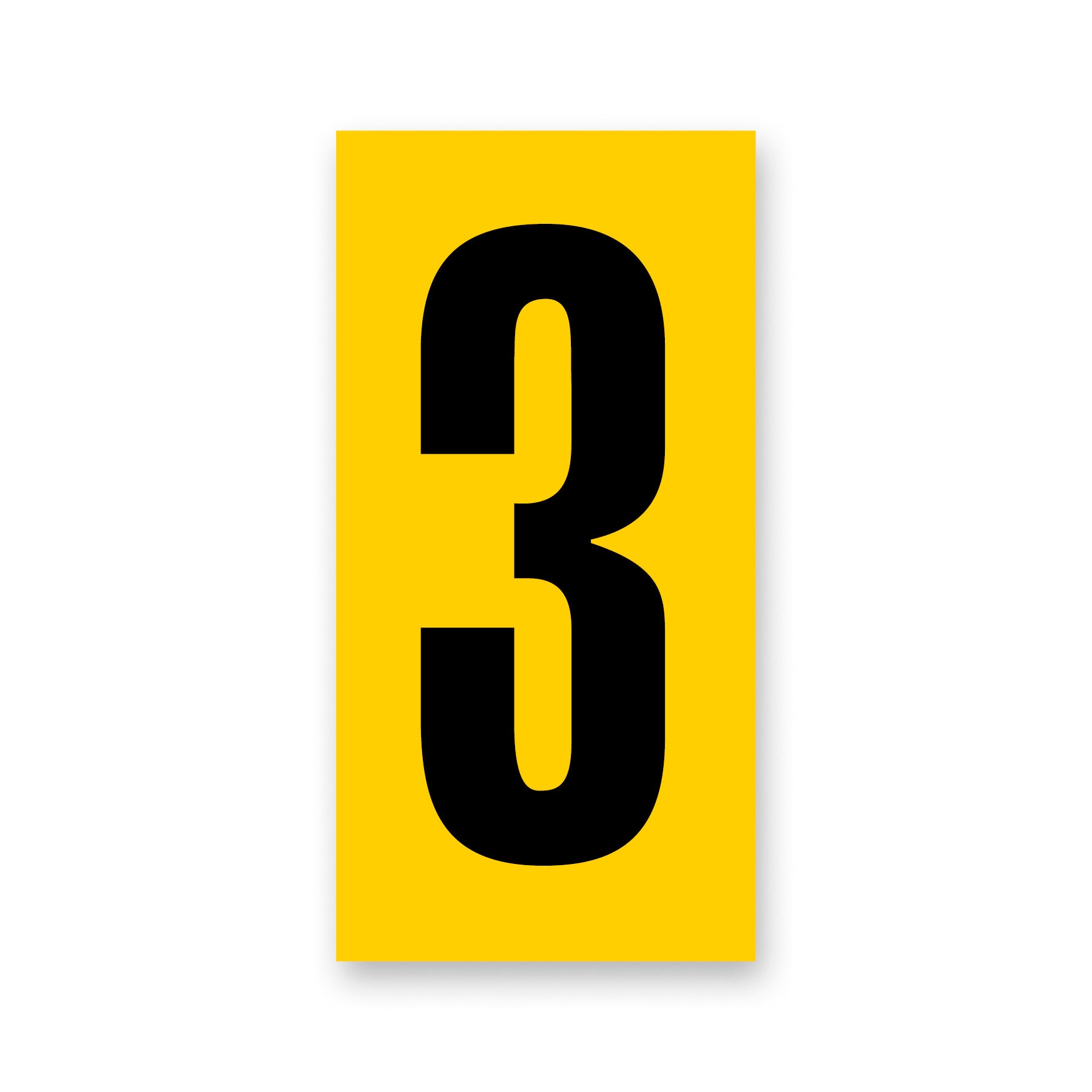 Kartech Number Nassa Yellow | Black