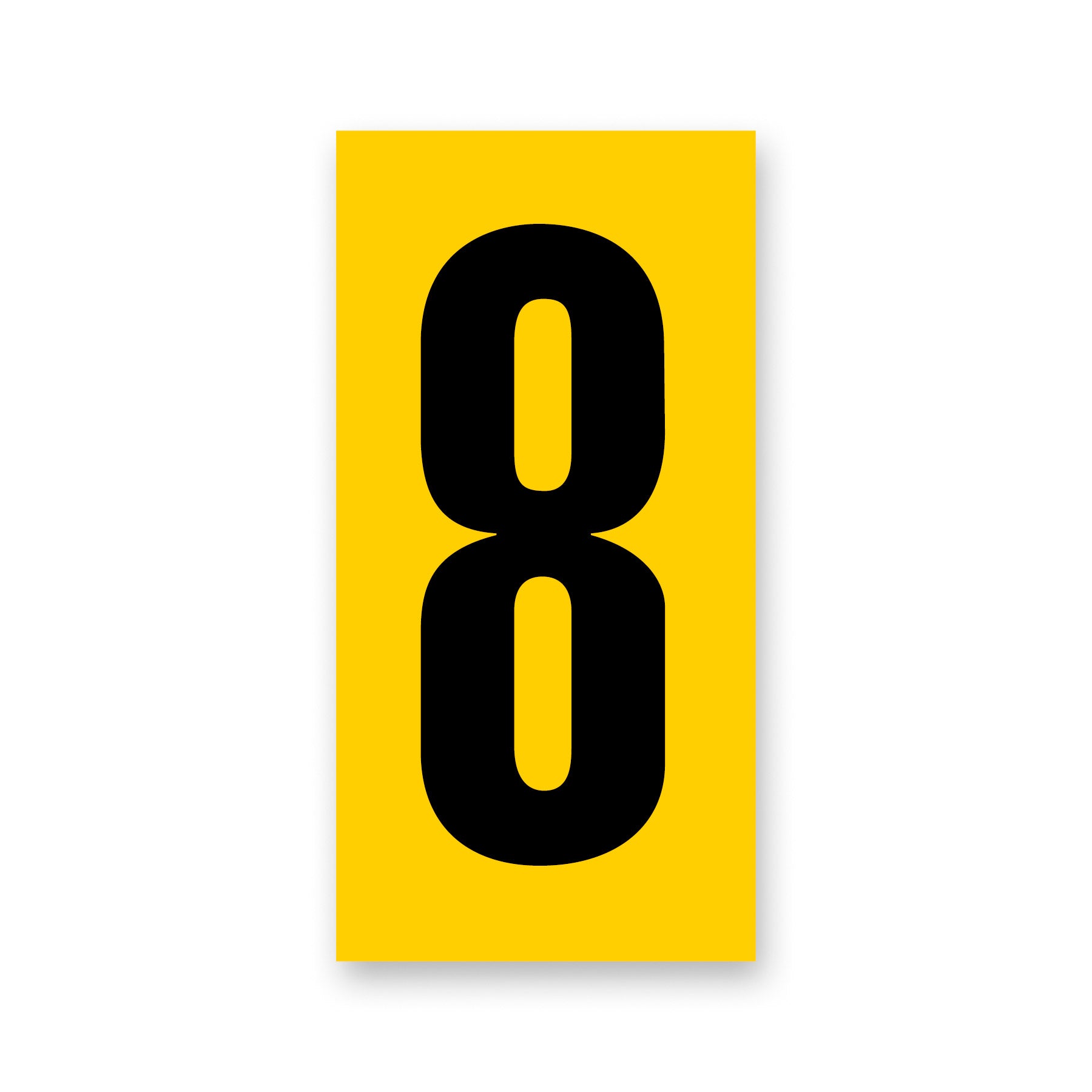 Kartech Number Nassa Yellow | Black