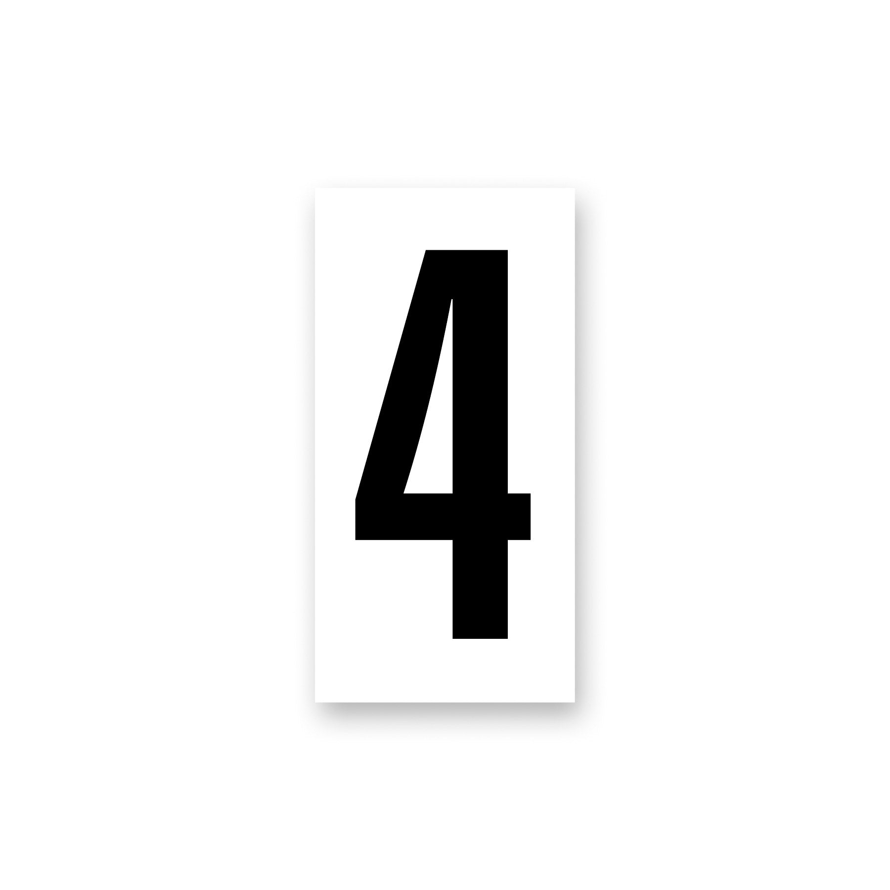 Kartech Number Side Pod White|Black