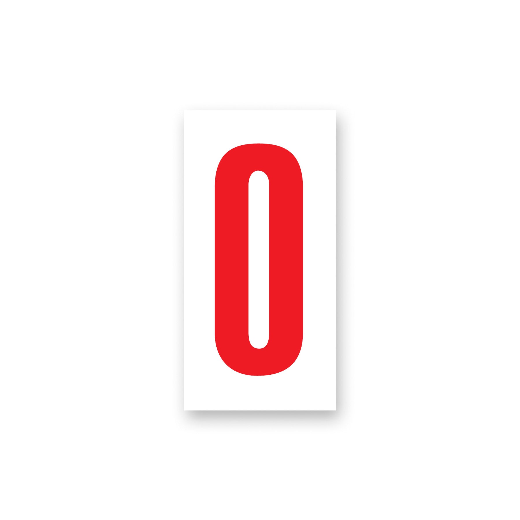 Kartech Number Side Pod White|Red