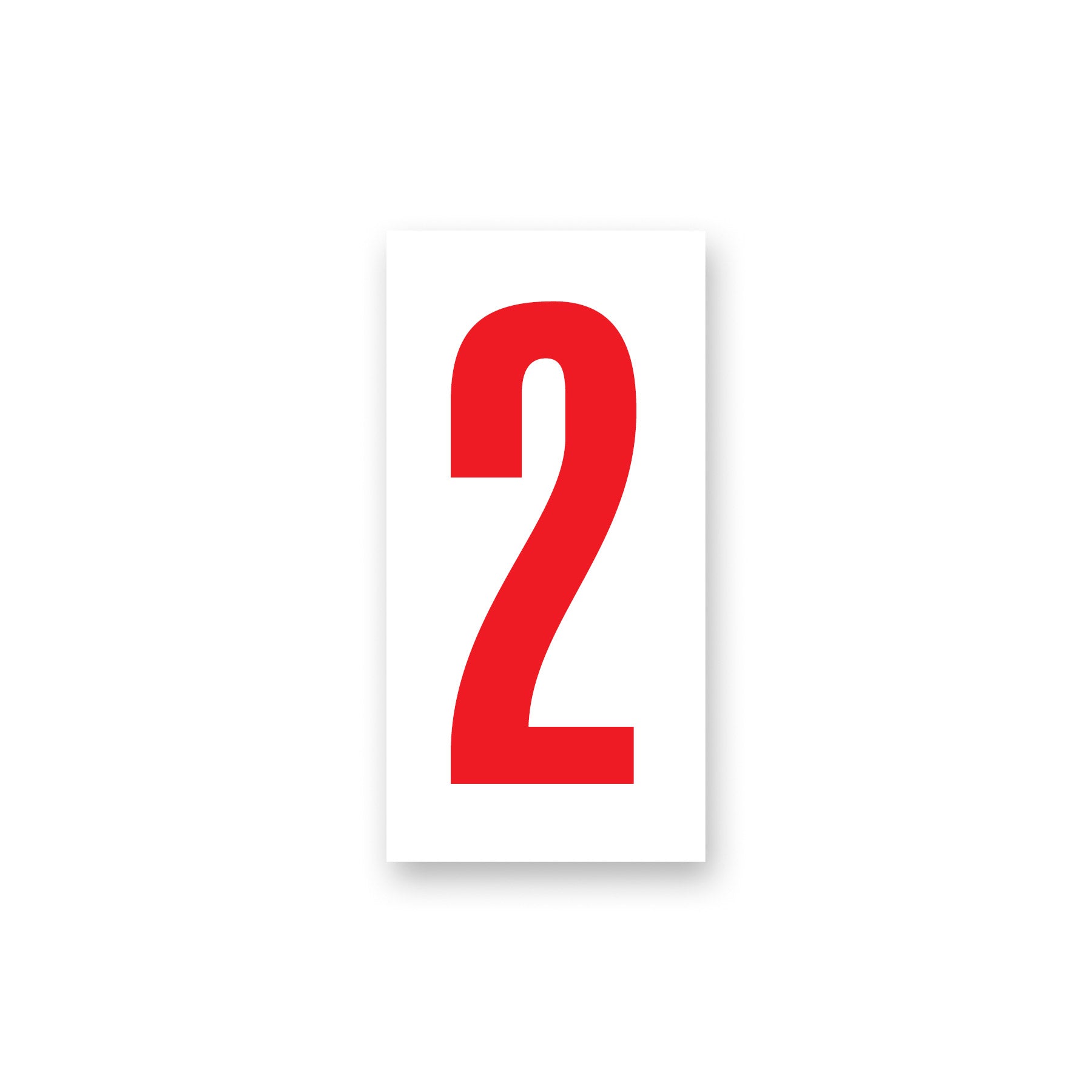 Kartech Number Side Pod White|Red