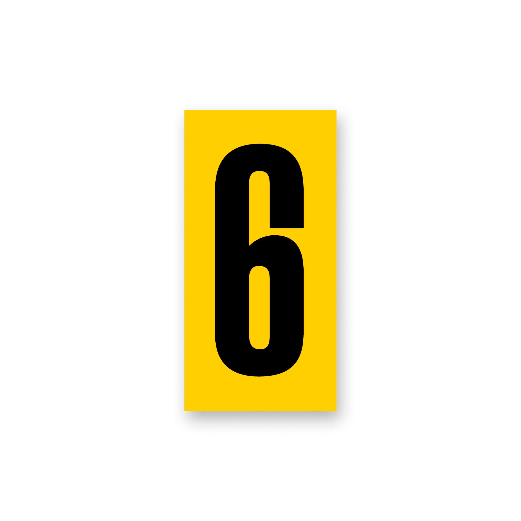 Kartech Number Side Pod Yellow|Black