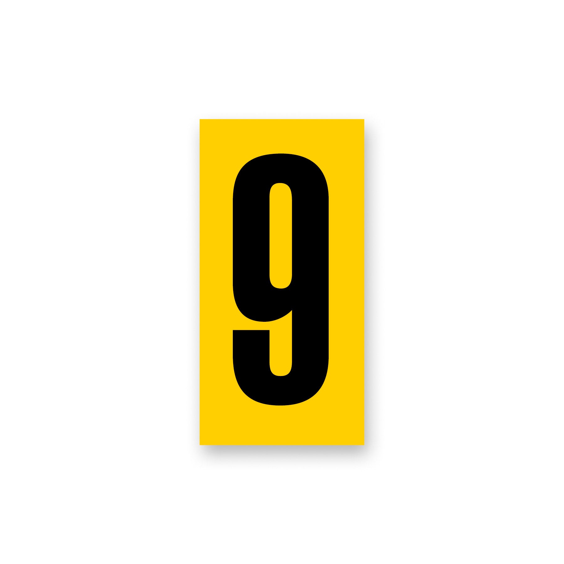 Kartech Number Side Pod Yellow|Black