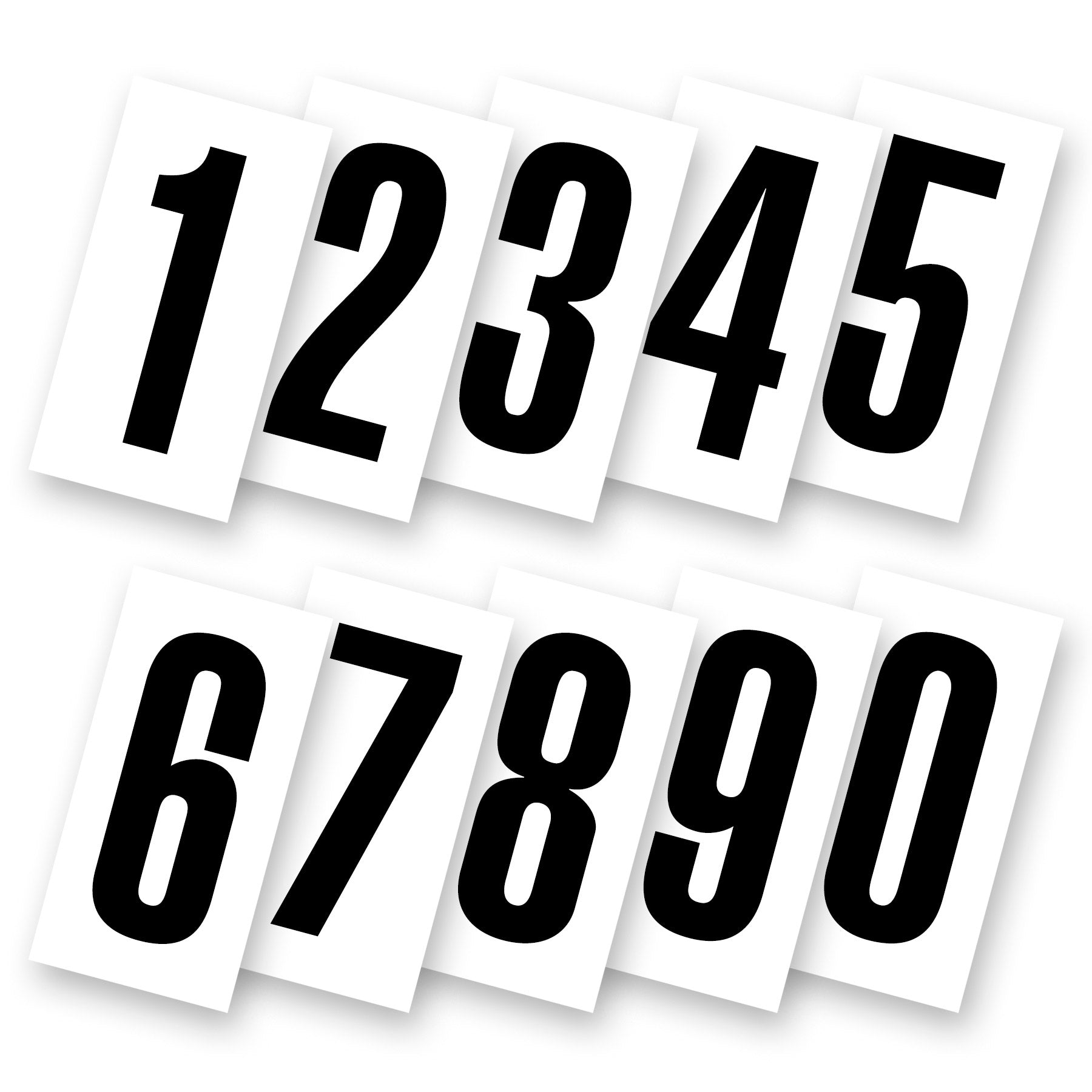 Kartech Number Nassa White|Black