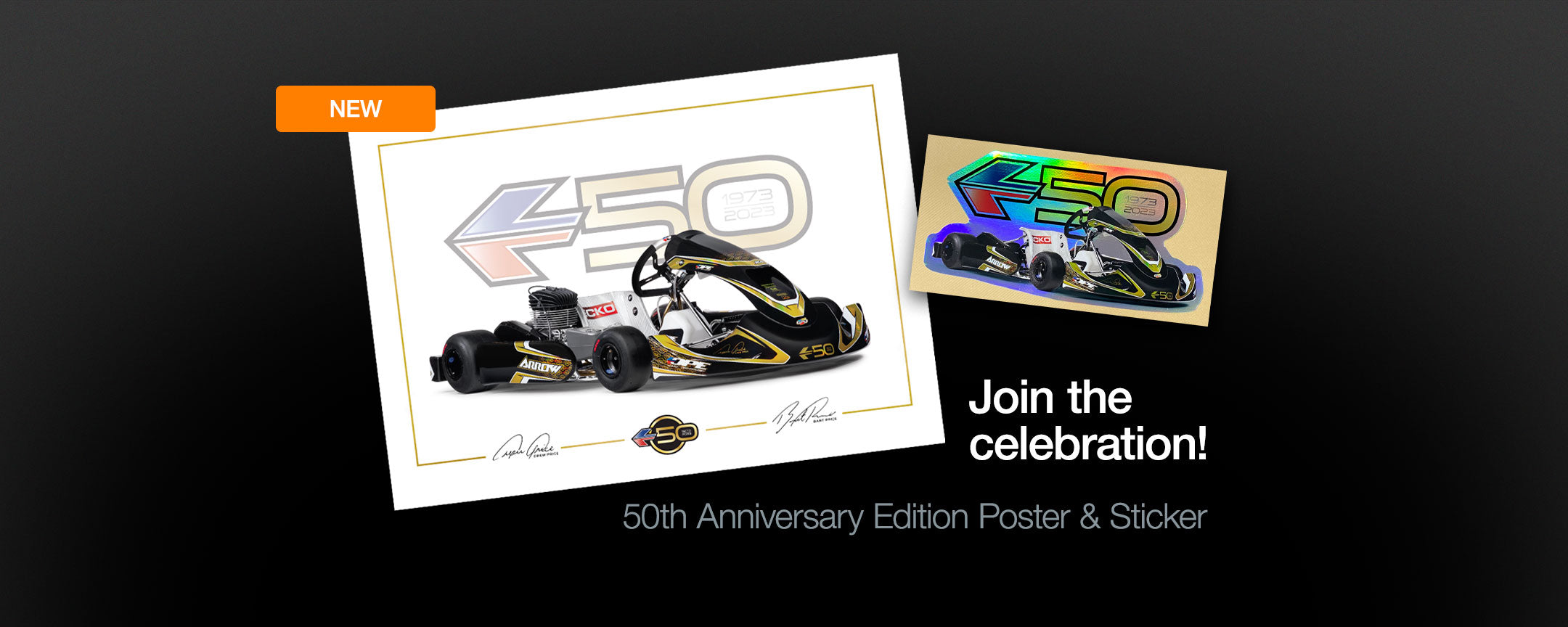 50th Anniversary Edition Collectors Poster and Holographic Sticker