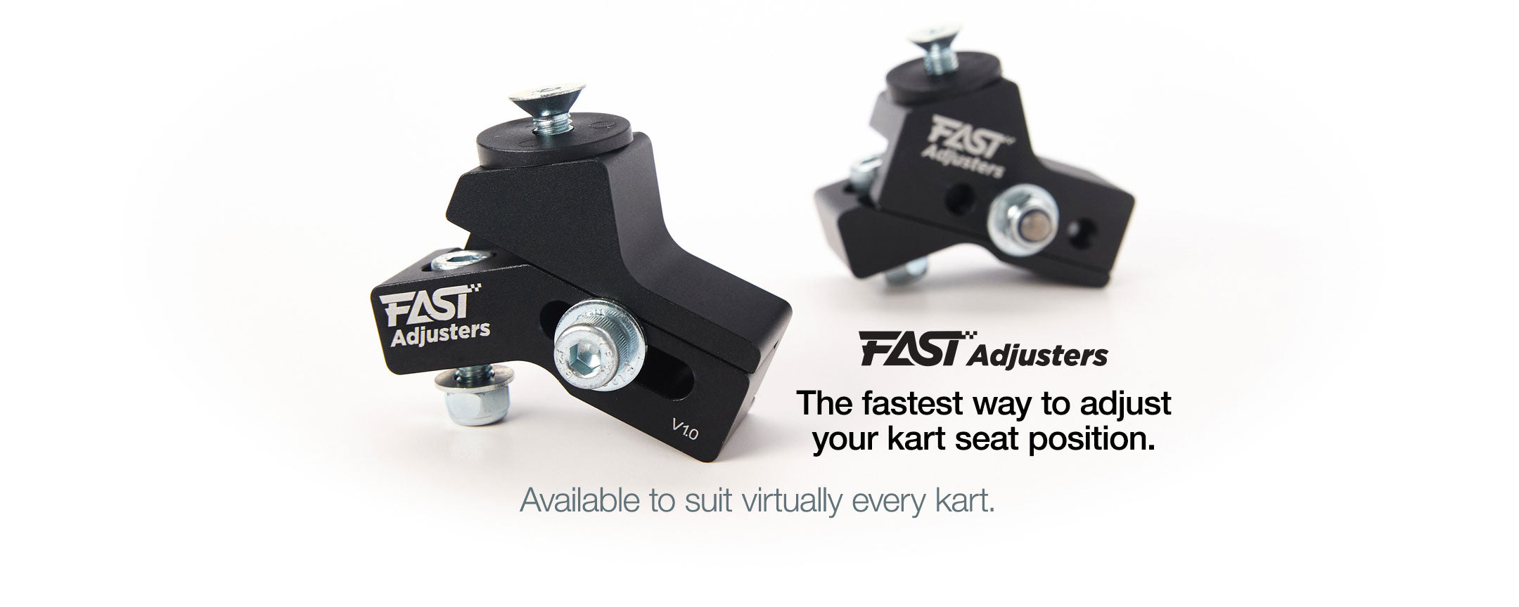 Fast Adjusters to quickly change Go Kart Seat Position