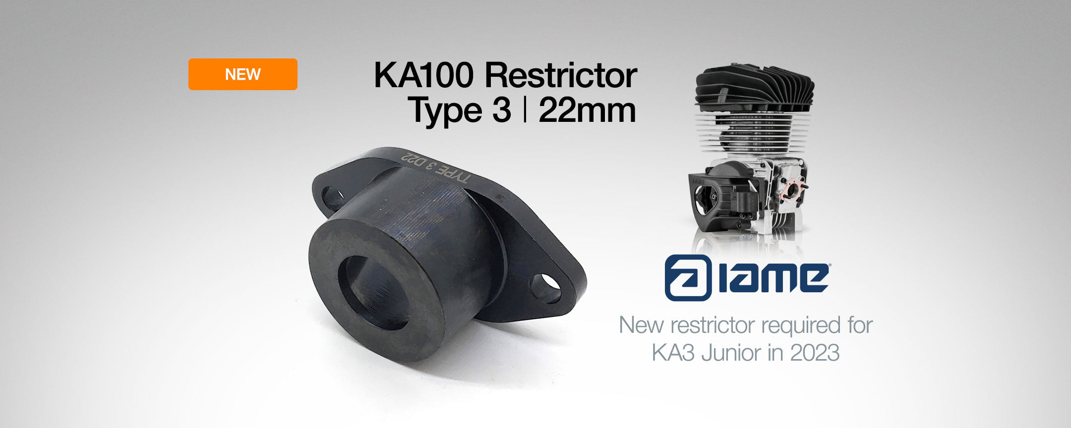 IAME KA100 Type 3 22mm Restrictor