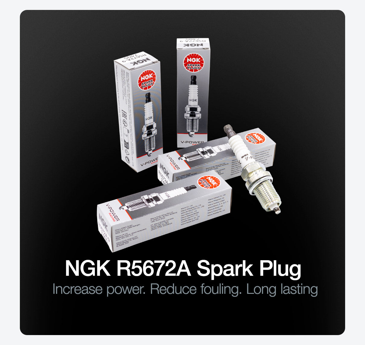 NGK R5672A Spark Plug for IAME engines