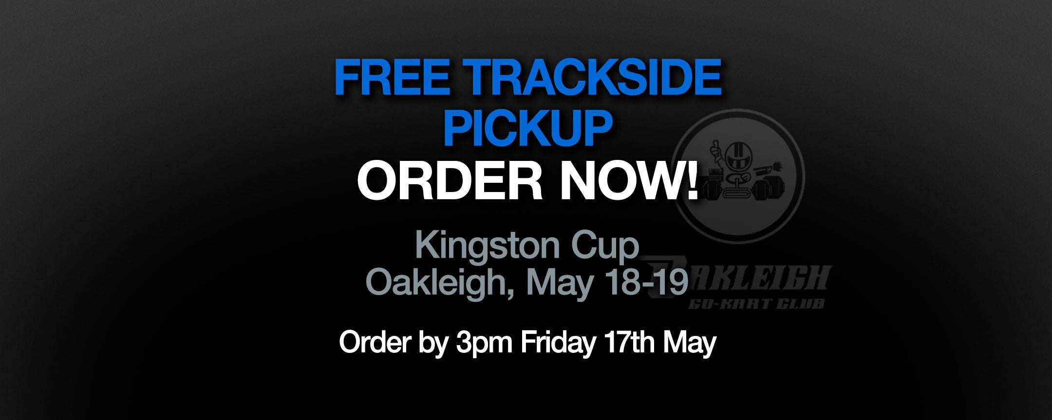 Online Order Free Trackside Pickup at Kingston Cup