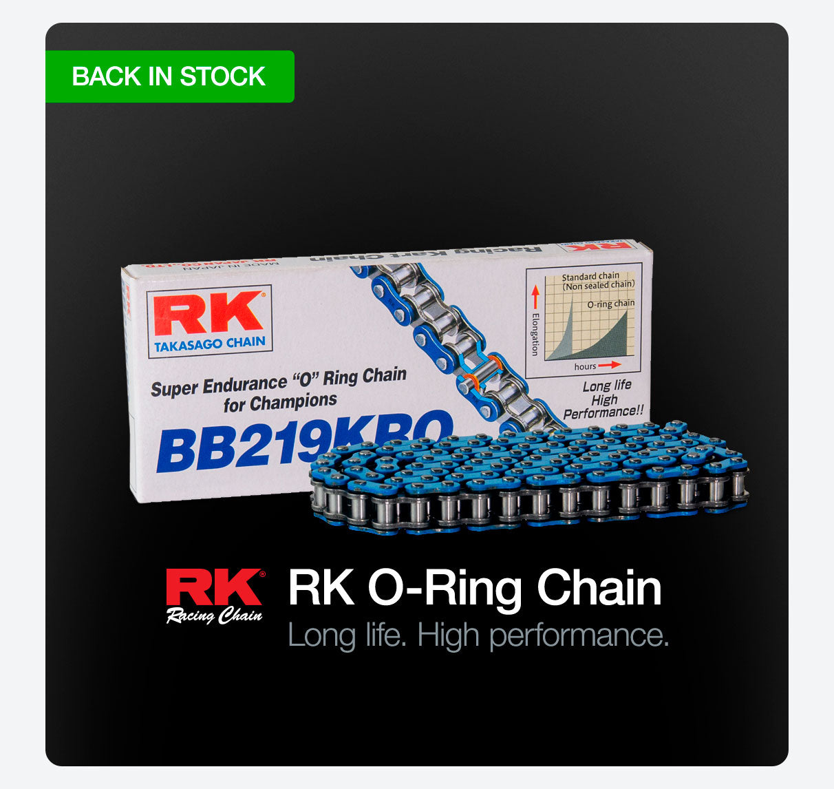 Go Kart Chain | RK Chain for Karting | RK O-Ring Chain | Kart Racing