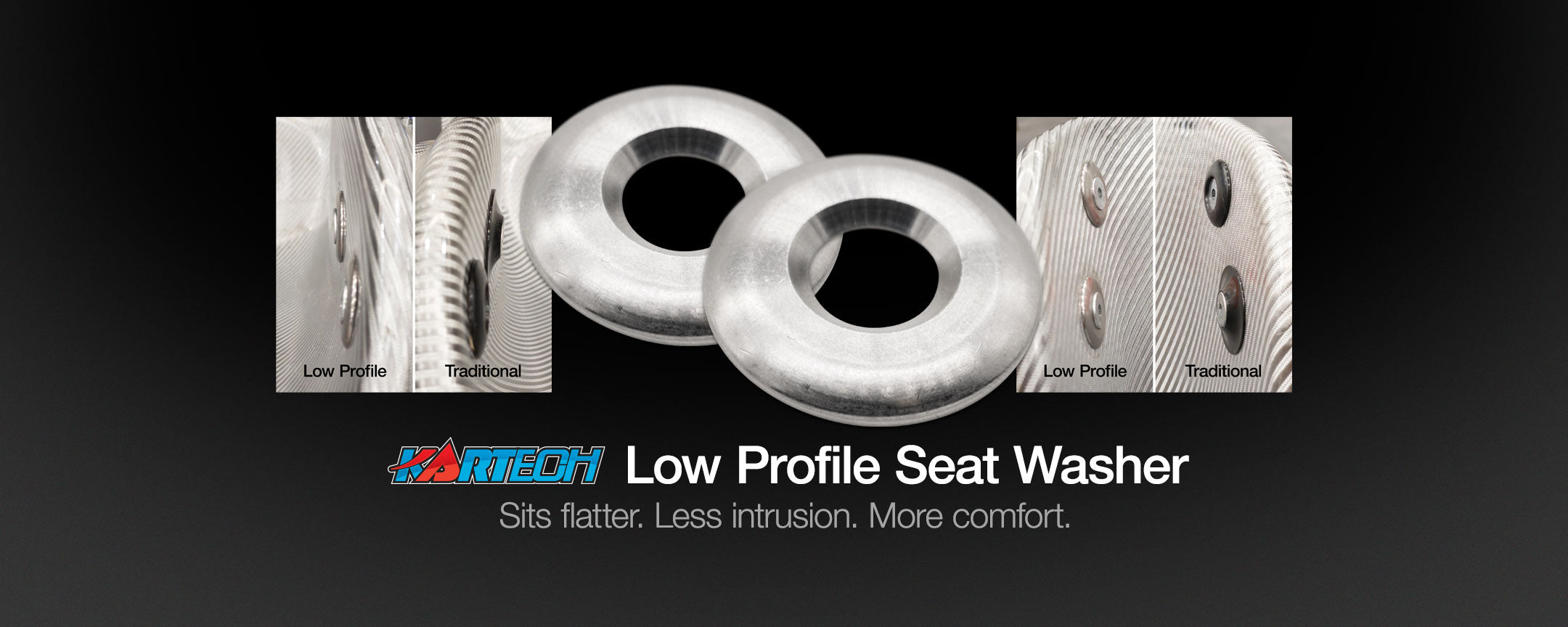 Kartech Low Profile Go Kart Seat Washer