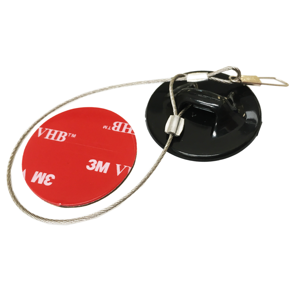 DKAM Camera Tether Stainless Steel with 3M Sticker