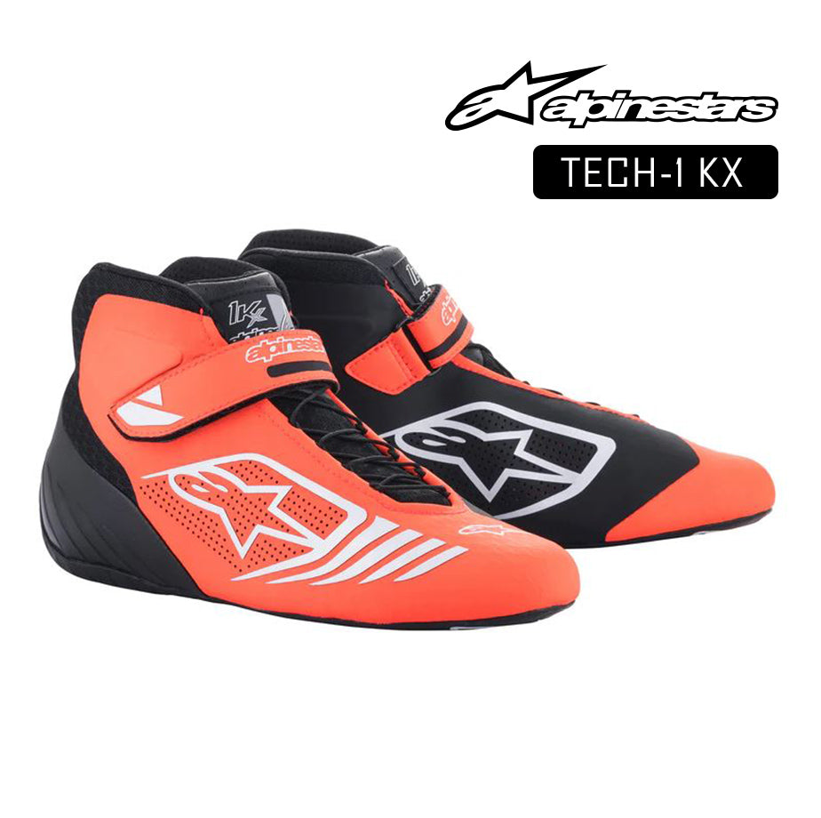 Alpinestars Boots Tech 1 KX Black Orange White