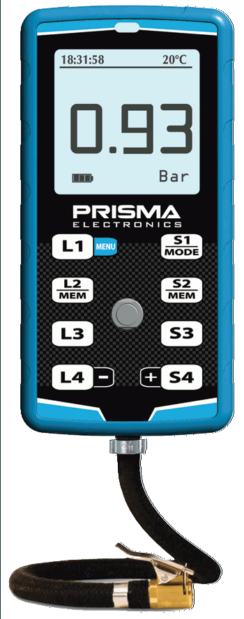 Prisma 4 Digital Tyre Gauge & Lap Timer