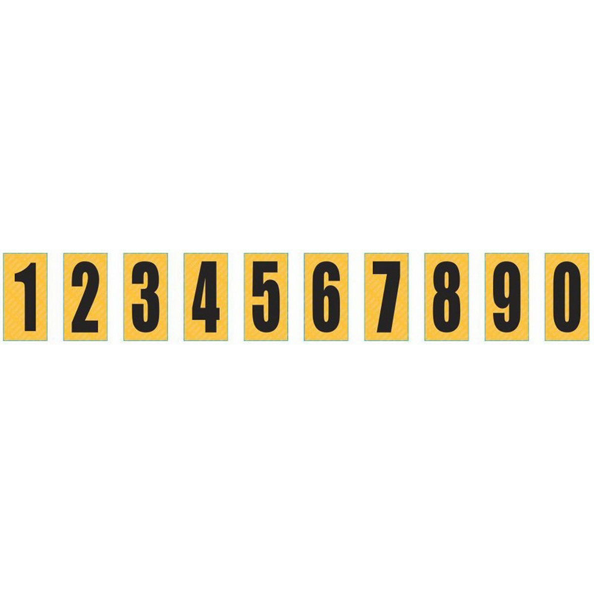Kartech Number Side Pod Yellow|Black
